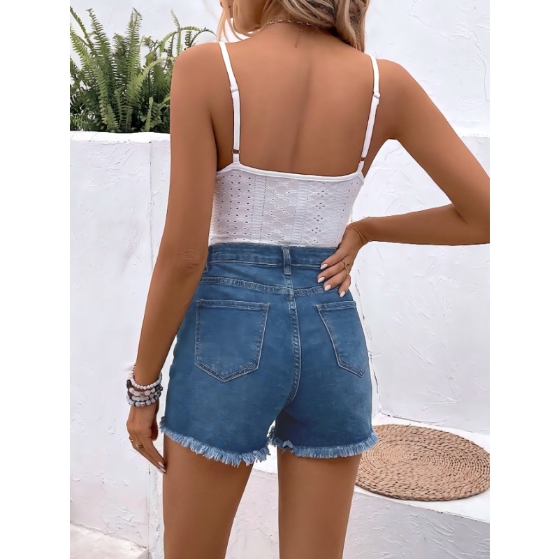 Shorts in denim da donna a vit - Shorts Denim Frayed recensione e prezzo