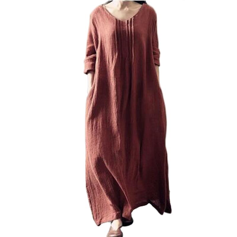 2025 Cotone Lino Vintage Abito - Linen Dress Wrap recensione e prezzo