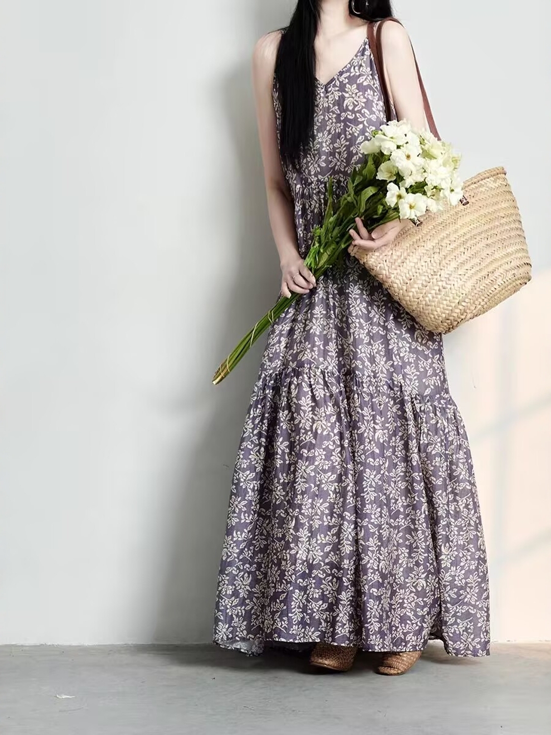 Elegante abito estivo in stile - Linen Dress Wrap recensione e prezzo