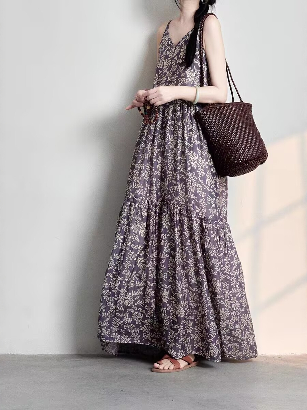 Elegante abito estivo in stile - Linen Dress Wrap recensione e prezzo