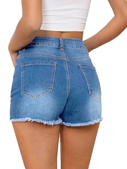 Shorts in denim vintage casual - Shorts Denim Frayed recensione e prezzo