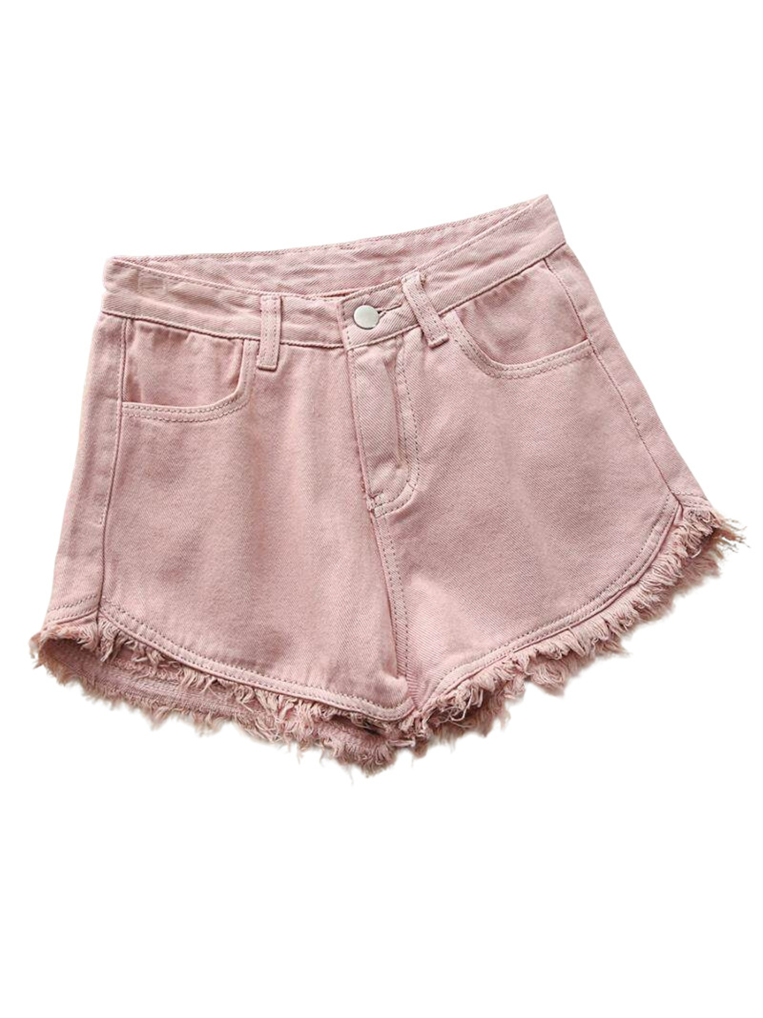 Shorts in denim a vita alta da - Shorts Denim Frayed recensione e prezzo