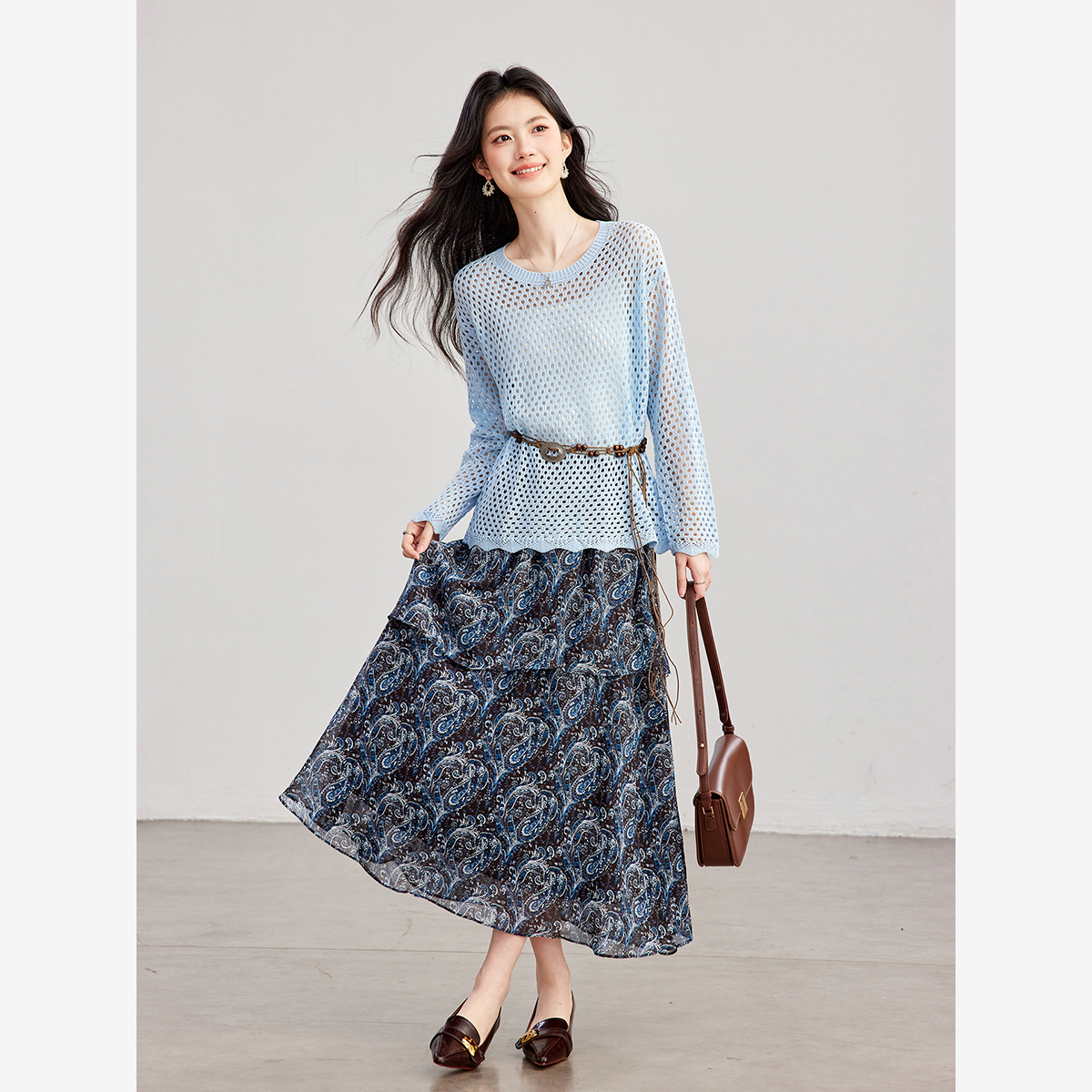 VIMLY Completo Due Pezzi da Do - Midi Skirt Floral recensione e prezzo