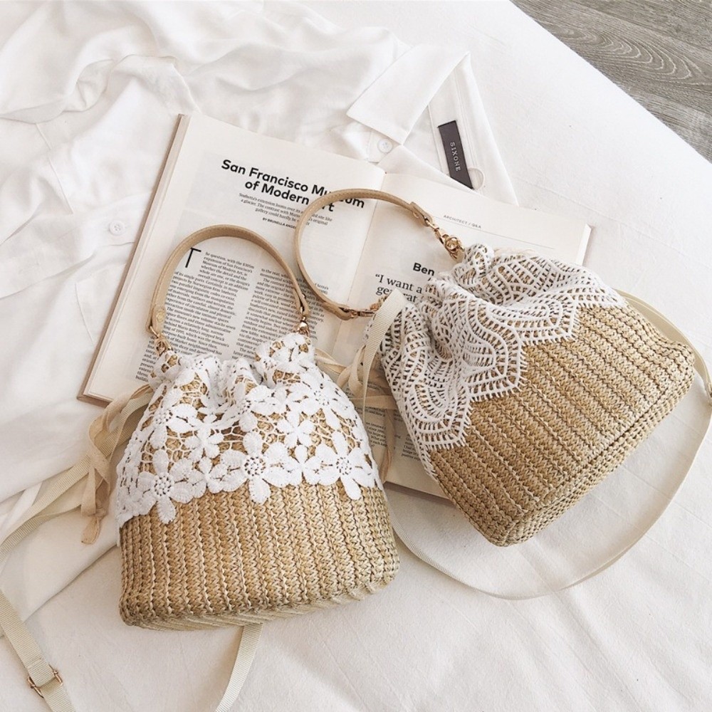 Borsa a Spalla Vintage in Pagl - Tote Bag Beach recensione e prezzo