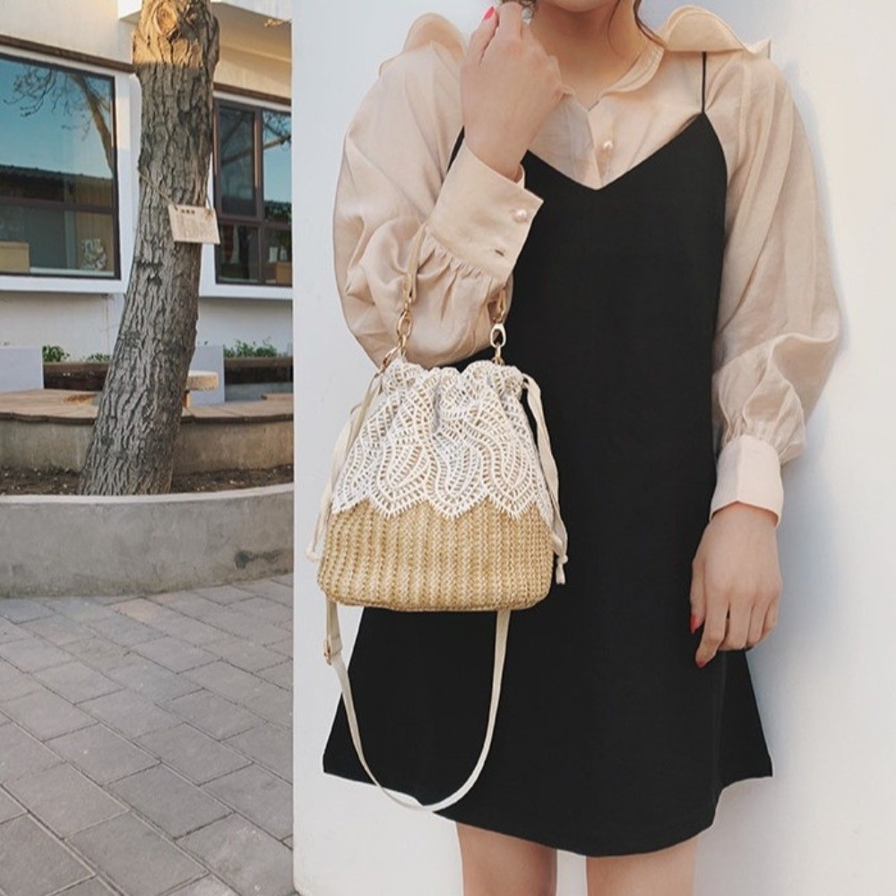 Borsa a Spalla Vintage in Pagl - Tote Bag Beach recensione e prezzo