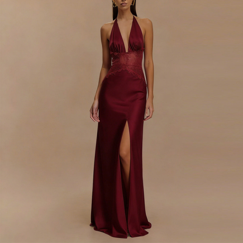 Abito lungo sexy con schiena s - Maxi Dress Halter recensione e prezzo