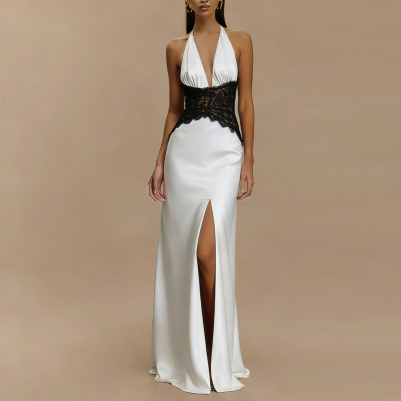Abito lungo sexy con schiena s - Maxi Dress Halter recensione e prezzo