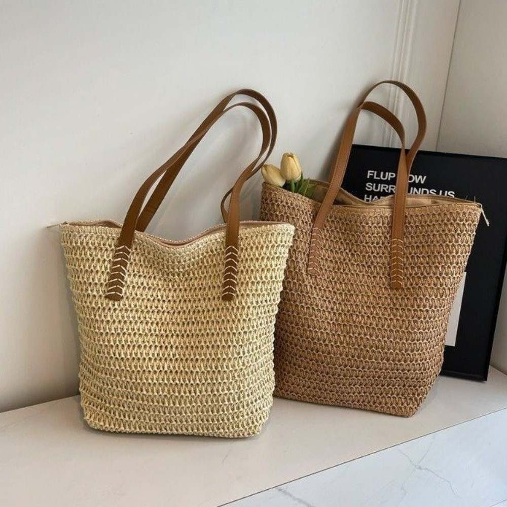 Borsa Tote in Paglia Intreccia - Tote Bag Beach recensione e prezzo