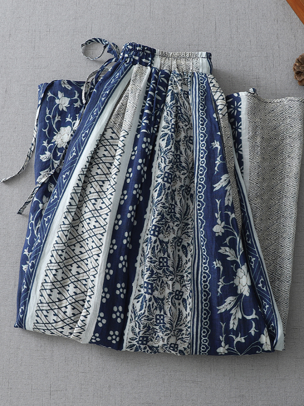 Gonna Midi da Donna Stile Retr - Midi Skirt Floral recensione e prezzo